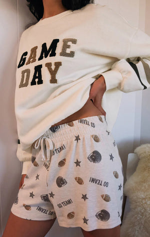 Oversized Game Day Sweatshirt