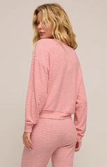 Bisous Stripe Long Sleeve Top