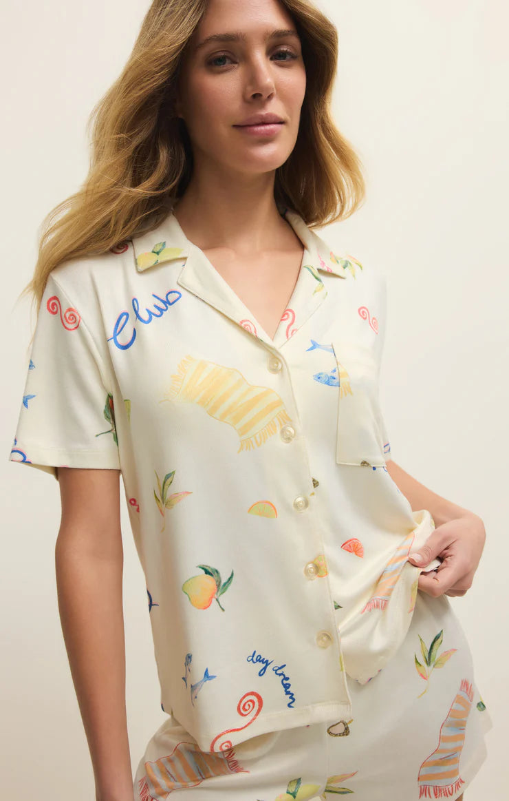 Beach Days PJ Top