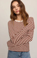 Junie LS Stripe Slub Tee