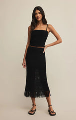 Fernanda Cropped Crochet Top