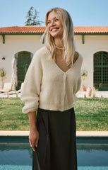 Sadira Fluffy Crop Cardigan