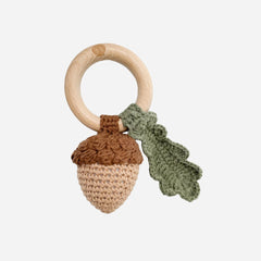 Acorn Baby Rattle