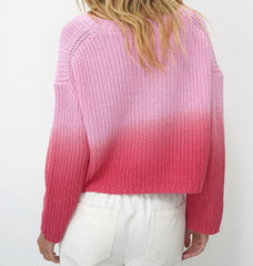 Angle V Dip Dye Sweater