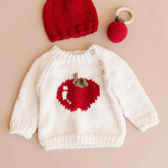 Apple Pullover Sweater 6-12 MO