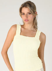 Lace Textured Square Top