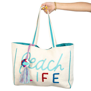Beach Life Tote/Beach Bag