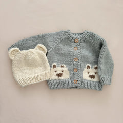 Bear Cardigan 0-6 MO