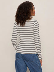 Button Front Ribbed Top