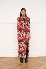 Maxime Mesh Midi Dress