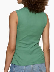 Ribbed Ruched Tank