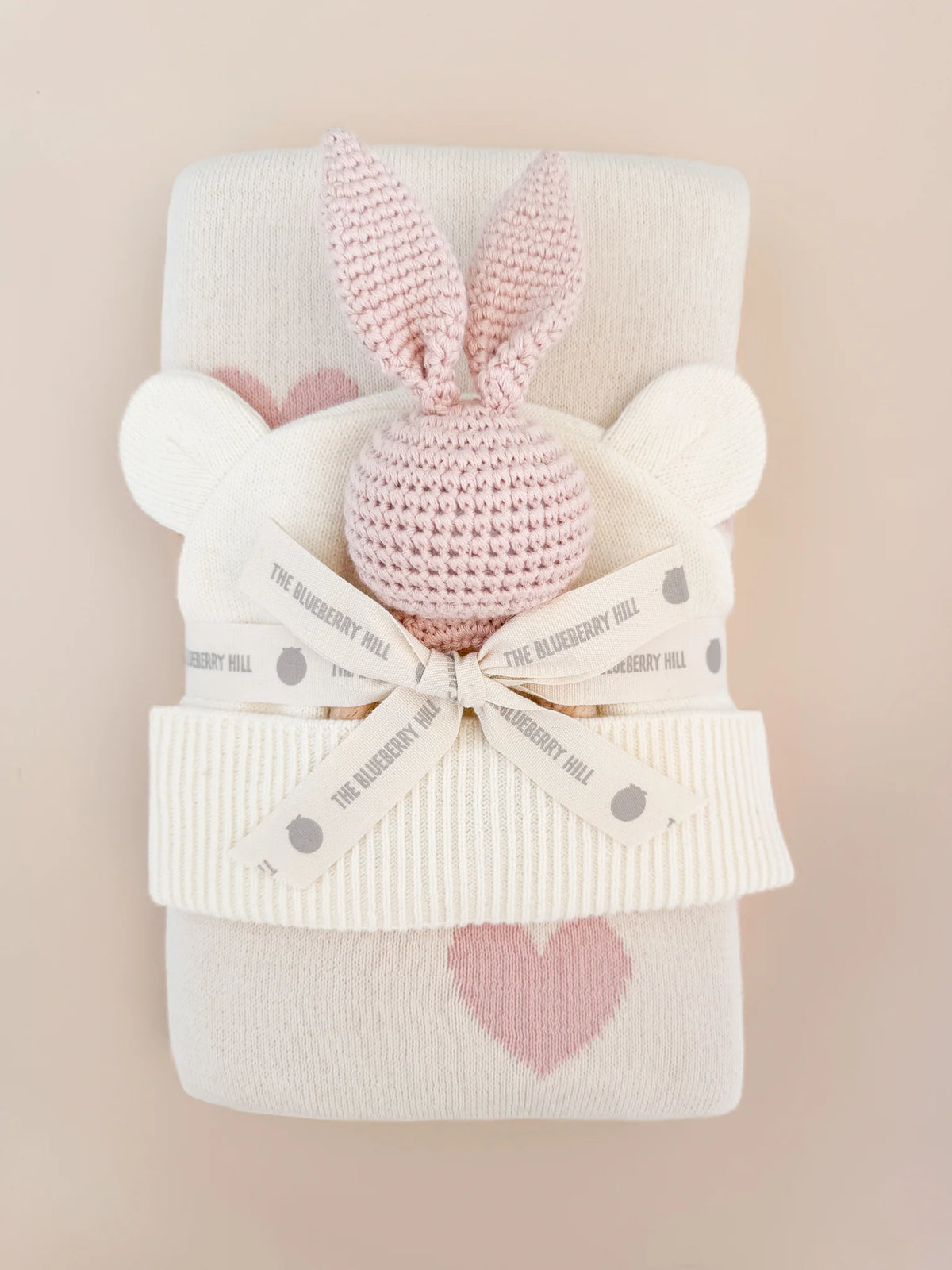 Heart I Love You Blanket Teether Set