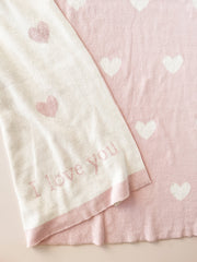 Heart I Love You Blanket Teether Set
