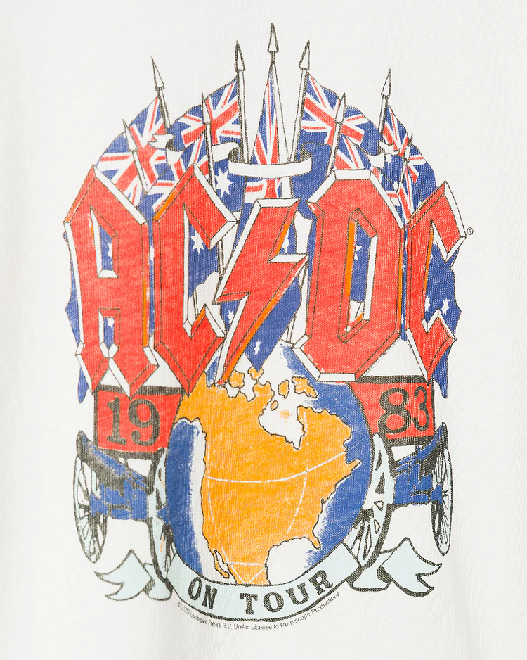 AC/DC 1983 On Tour Tee