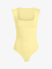 Neoprene Cap Sleeve Bodysuit