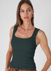 Lace Textured Square Top