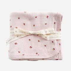 Layette Knit Blanket - Rose