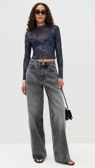 Iris Mesh Top