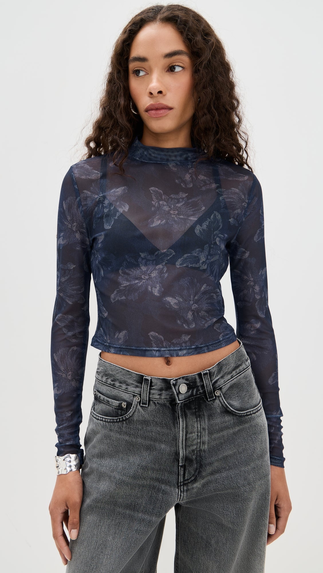 Iris Mesh Top