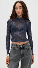 Iris Mesh Top