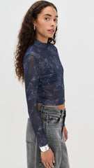 Iris Mesh Top