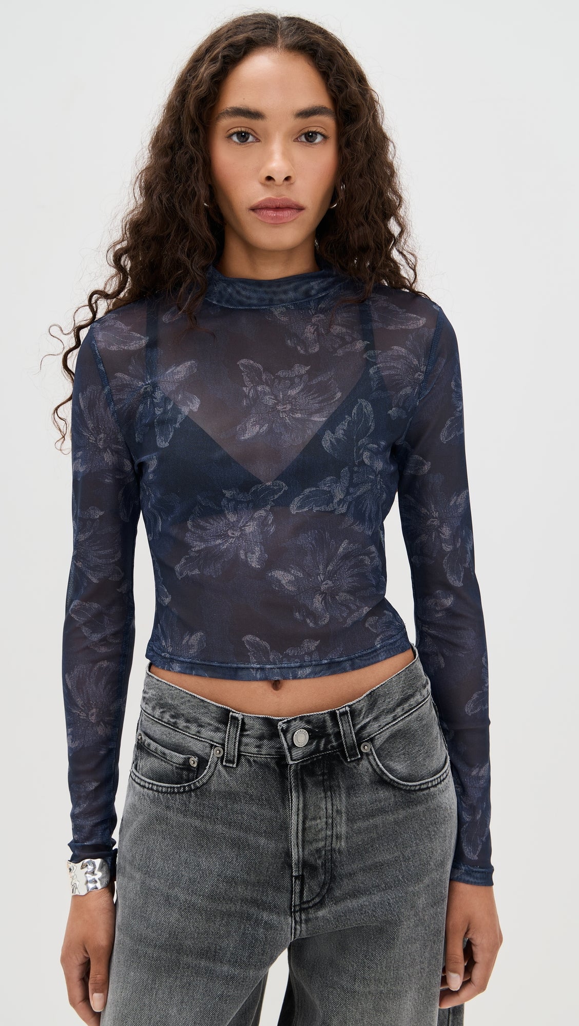 Iris Mesh Top