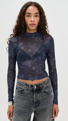 Iris Mesh Top