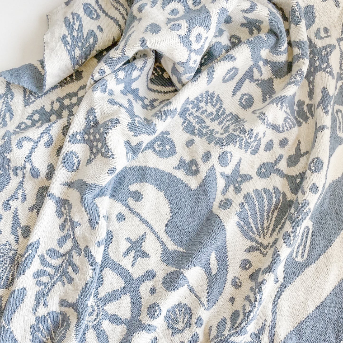 Nautical Summer Organic Cotton Baby Blanket