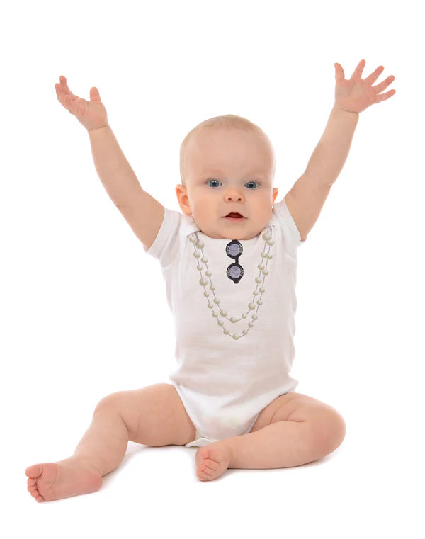 Baby Onesie Pearl Necklace