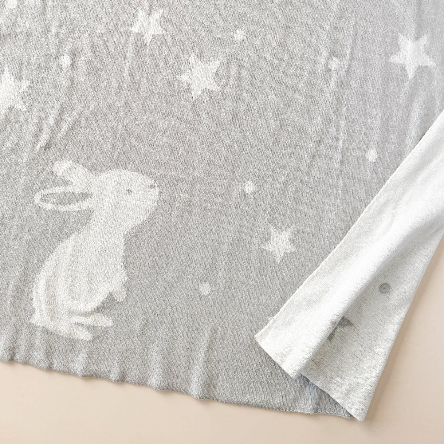 Star Moon Bunny Baby Blanket
