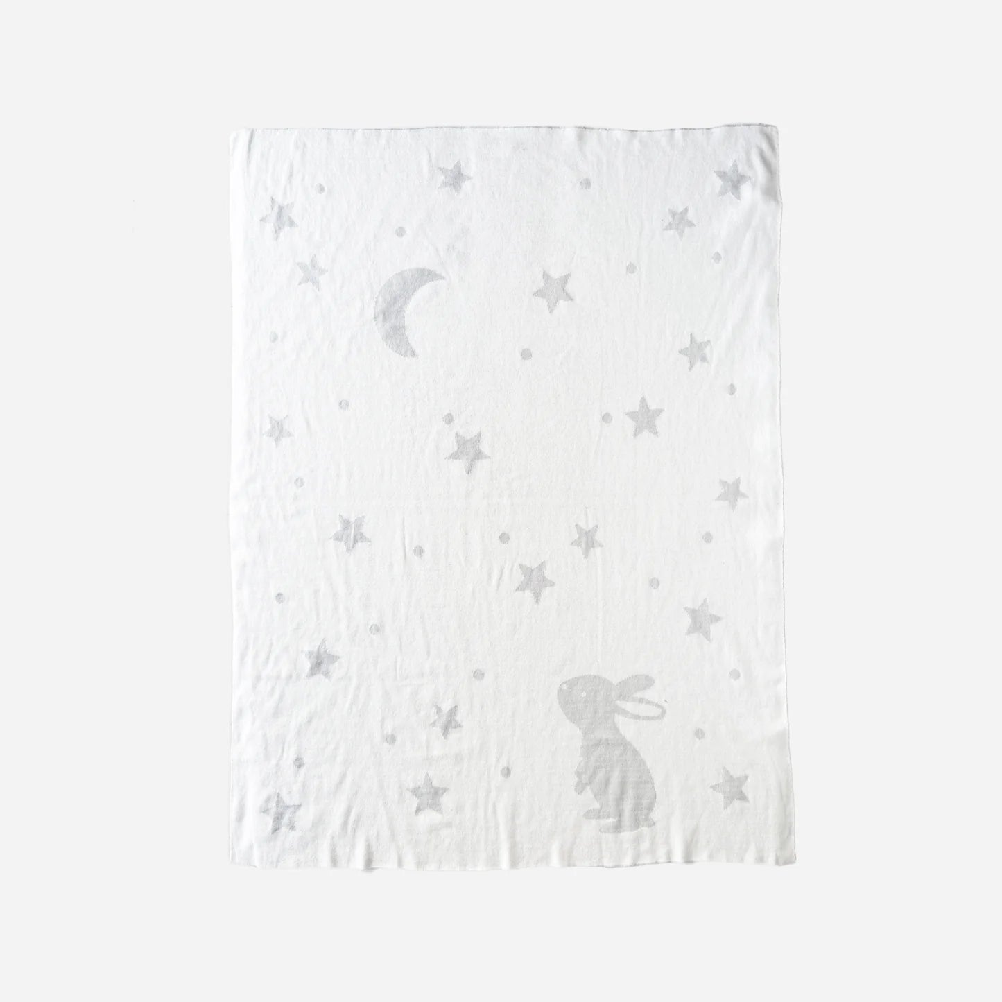 Star Moon Bunny Baby Blanket
