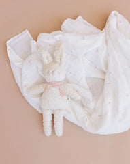 Pink Bow Newborn Swaddle