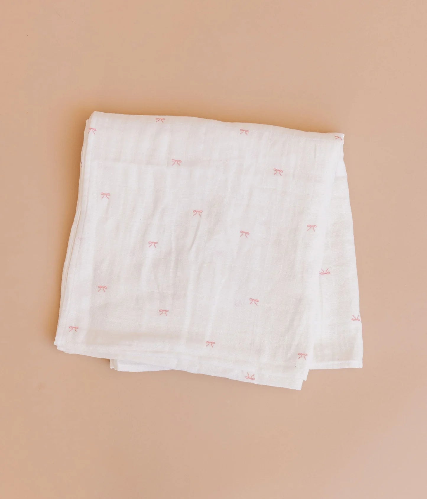 Pink Bow Newborn Swaddle