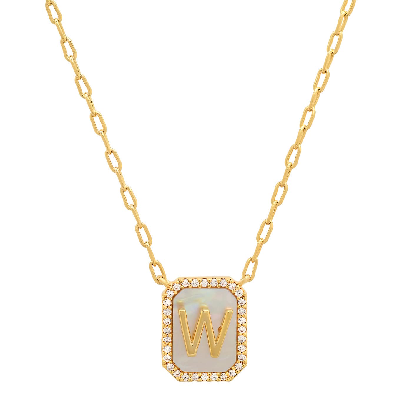 Initial Pendent w. Pearl