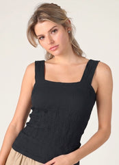 Lace Textured Square Top
