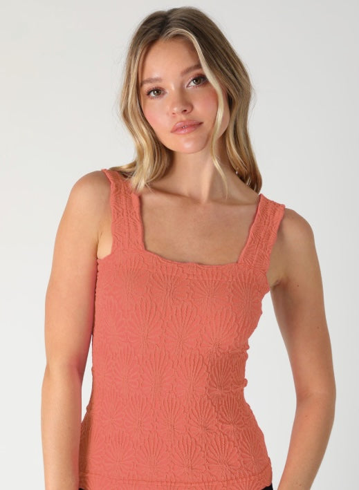 Lace Textured Square Top